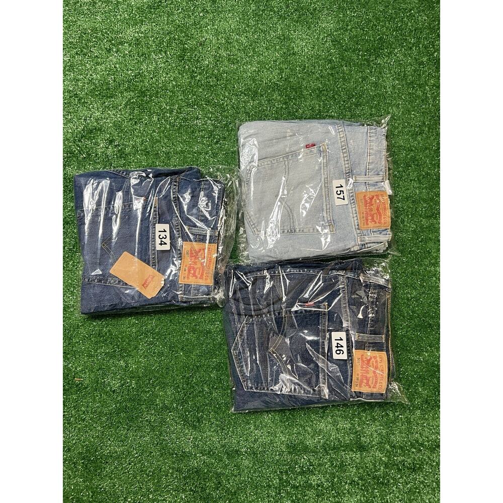 Levi's Jeans Lot of 3 NWT Men's 505 514 Denim Bundle W38 Mixed Wash - Picture 5 of 6